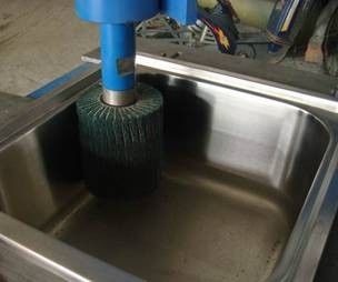 het malen bleekgeel machinegebruik/riem, Riemmachine voor gootstenen, trillings oppoetsende machine