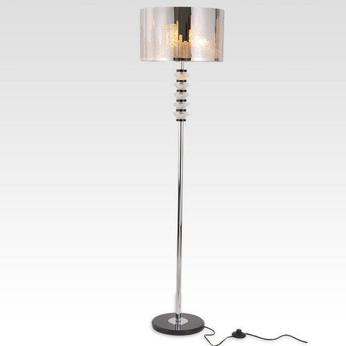 100W roestvrij staal Holle Decoratieve Staande lampen 160cm Hoogte, Modern Vloerlicht